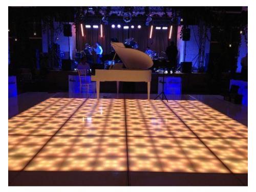 Montaje club campestre- piano blanco con orquesta