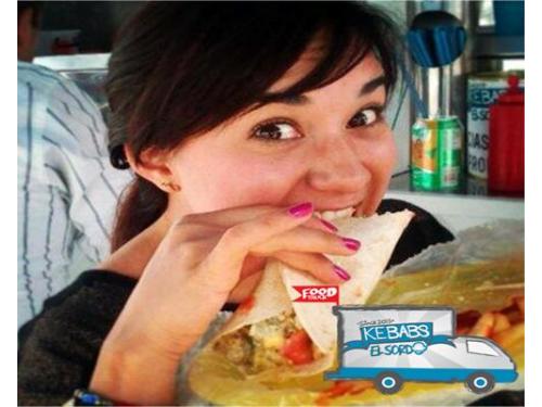 Prueba los deliciosos kebabs