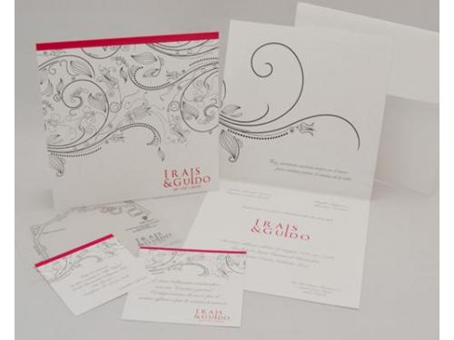 Invitación filo rojo