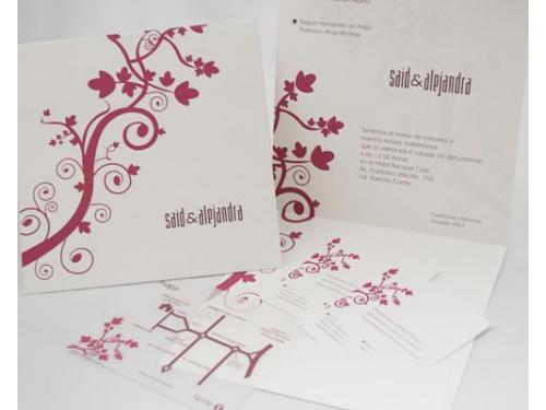 Invitación con boletos