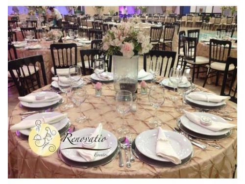 Mantel satinado ocre.