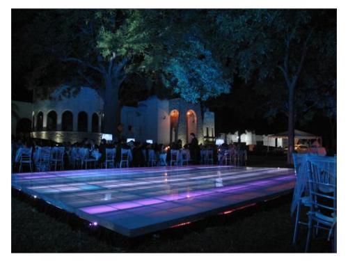 Vista de pista de baile