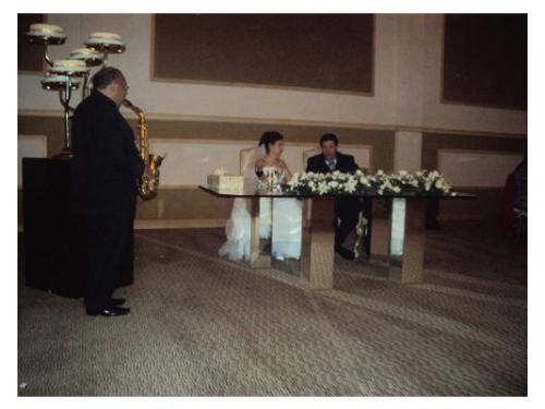 Saxofonista para la cena