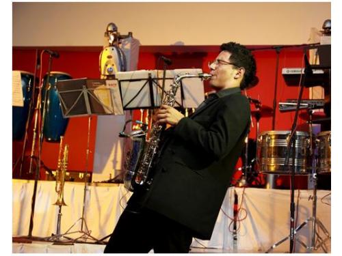 Disfrutando de la música