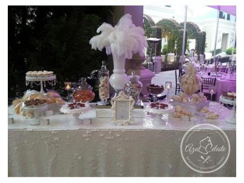 Mesa de postres para bodas