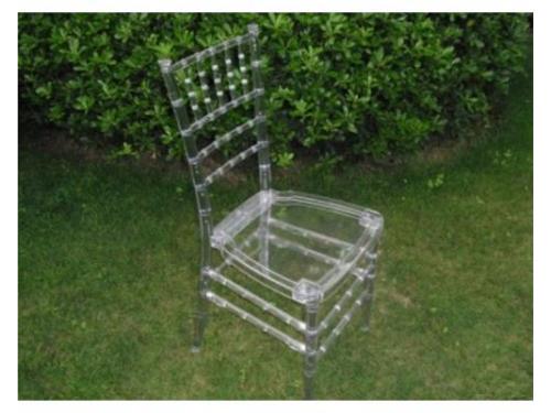 Silla tiffany transparente