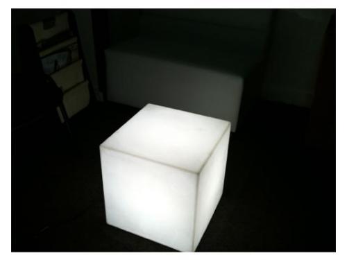 Mesa iluminada