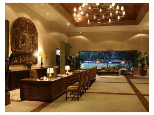 Lobby de la hacienda para bodas