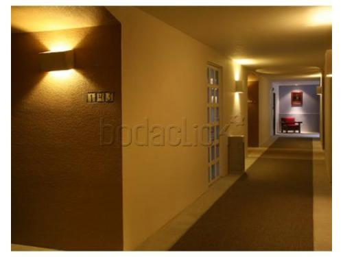 Pasillo hacia las habitaciones