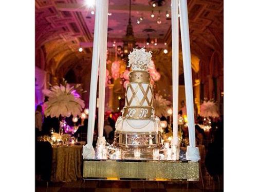 Colores, formas y texturas para tu pastel para boda