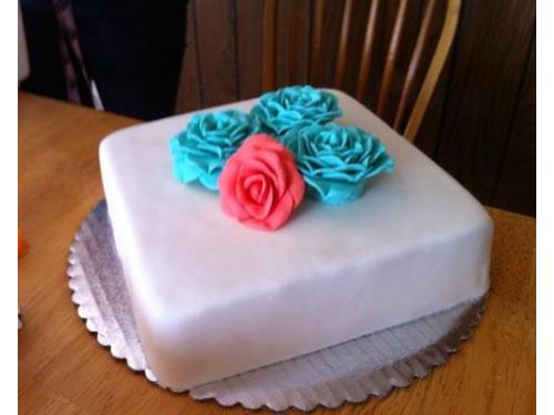 Momento dulce el día de su enlace