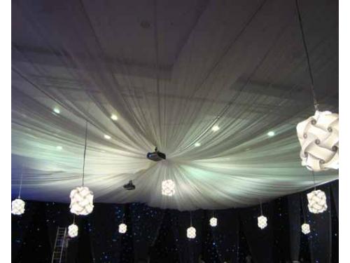 Telas con iluminación