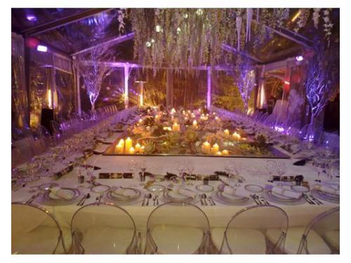 Elegantes montajes en tu boda