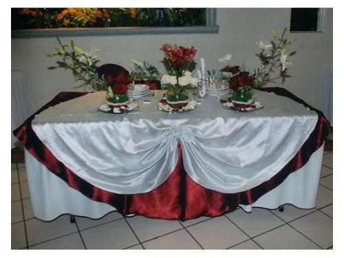 Mesa decorada