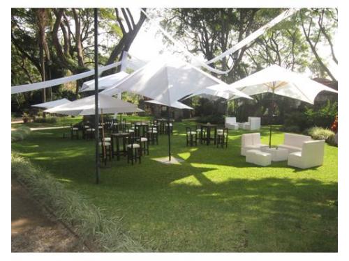 Herosos jardines para tu evento