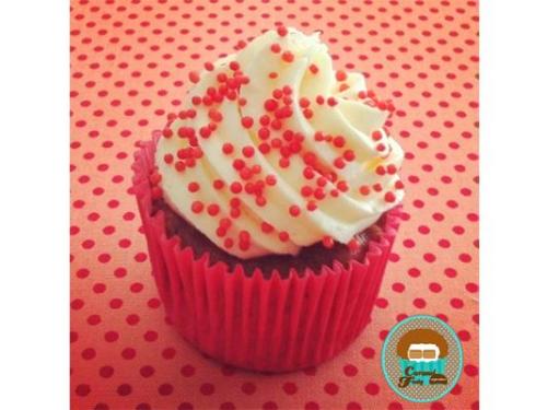 Cupcake decorado con chochitos