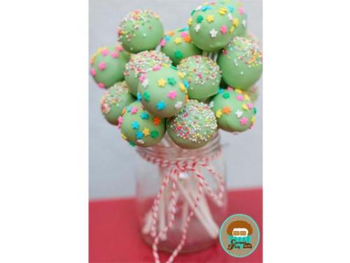 Cake pop verde