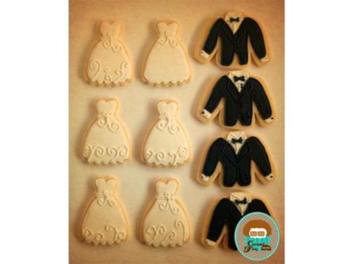 Galletas novia y novio
