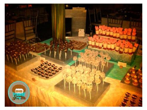 Barra de diversos postres