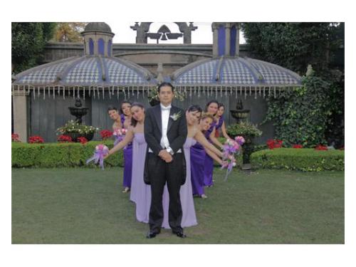 El novio y las damas