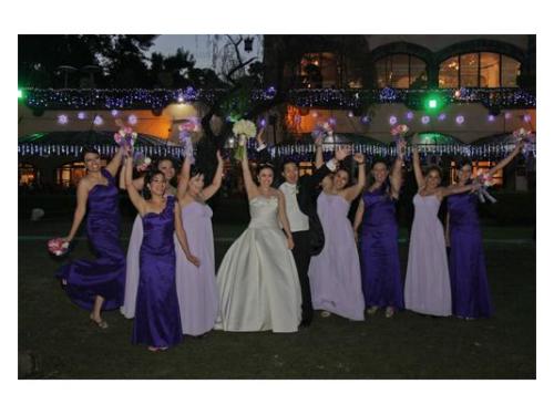 La novia y sus damas