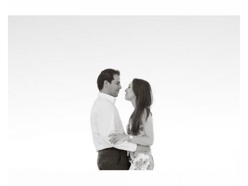 Novios blanco y negro