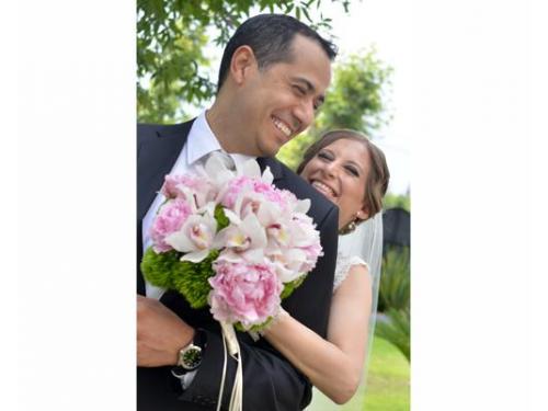 Felicidad de los novios