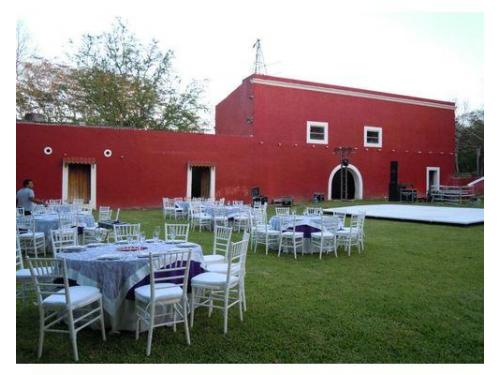 Area de montaje para evento