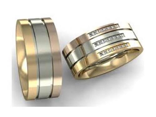 Combinación con oro blanco