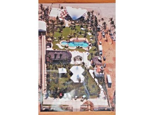 Vista aérea de la distribución