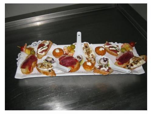 Canapés para tus invitados