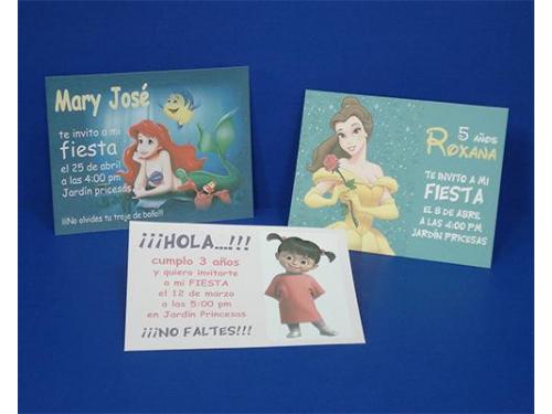 Invitaciones personalizadas