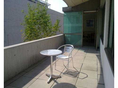 Terraza con vista a la ciudad