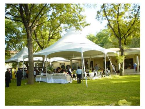 Carpas para el montaje de boda