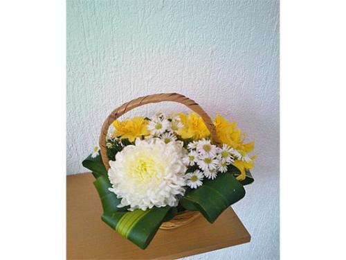 Canasta con flores