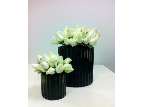 Elegantes centros de mesa bajos