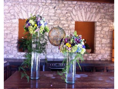 Arreglos con base de cristal