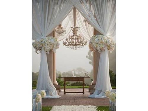 Decoración para boda civil