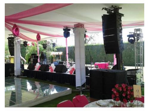 Pista de baile y animación