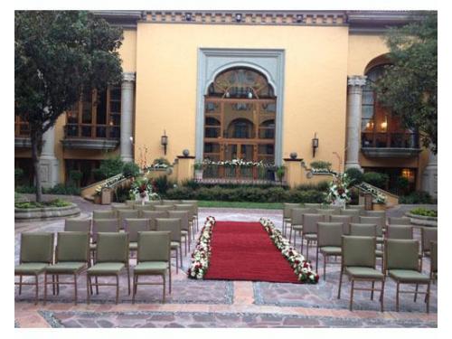 Montaje para ceremonia