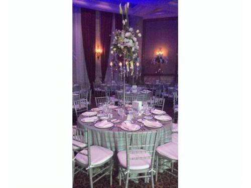 Decoración de mesa de honor