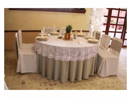 Montaje en mesa redonda