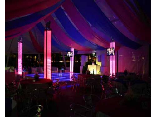 La decoración del evento