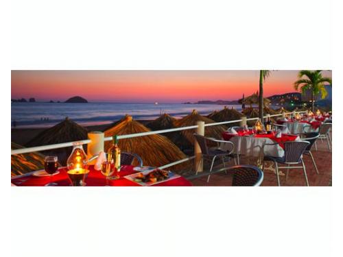 Cena con una gran vista