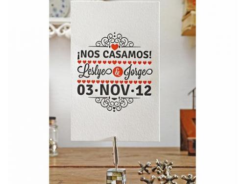 Invitación leslye & jorge