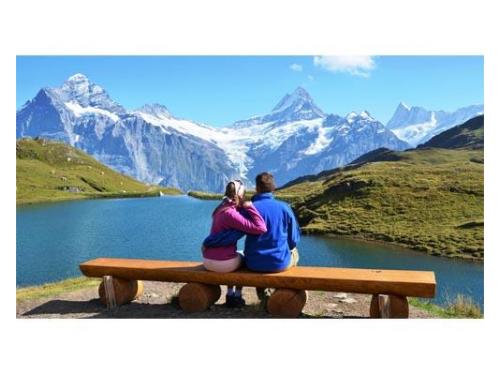 Paseo en la montaña usa
