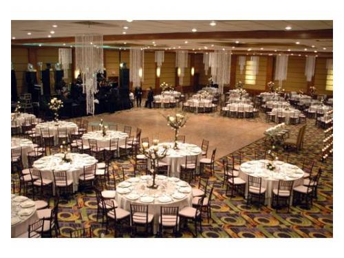 Elegante decoración de los salones