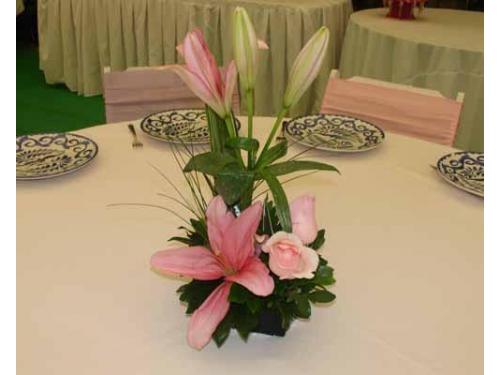 Flores de temporada en diversos colores