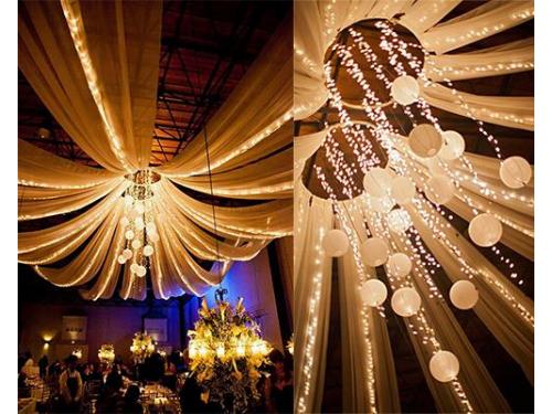 Decoración con telas