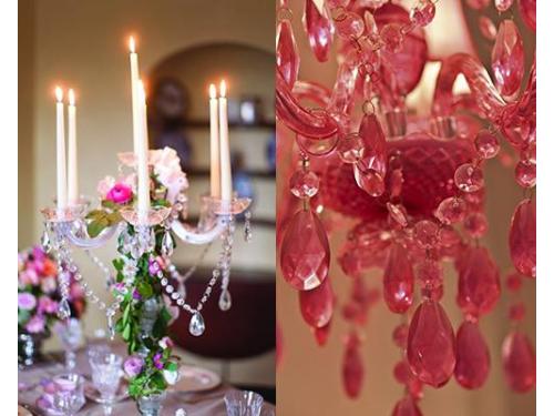 Candelabros con velas